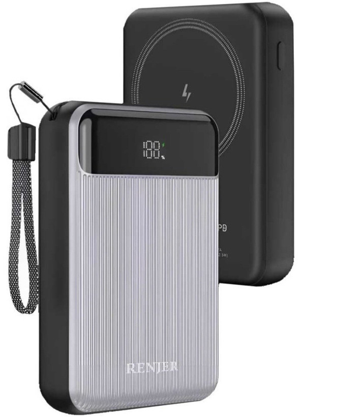 پاوربانک فست شارژ 20000 میلی آمپر رنجر Renjer RJ-S20 22.5W PD QC 3.0